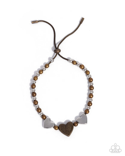 THRICE As Nice - brass - Paparazzi bracelet