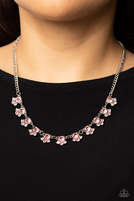 Tabloid Treasure - pink - Paparazzi necklace