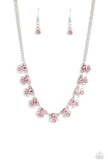 Tabloid Treasure - pink - Paparazzi necklace