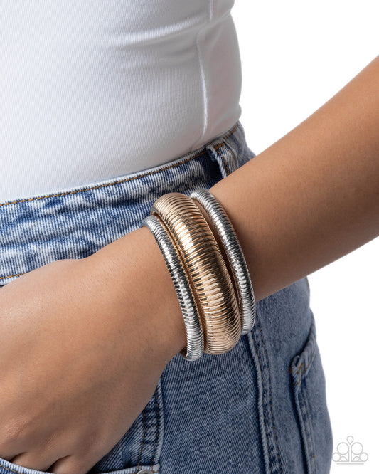 Tactile Takedown - multi - Paparazzi bracelet