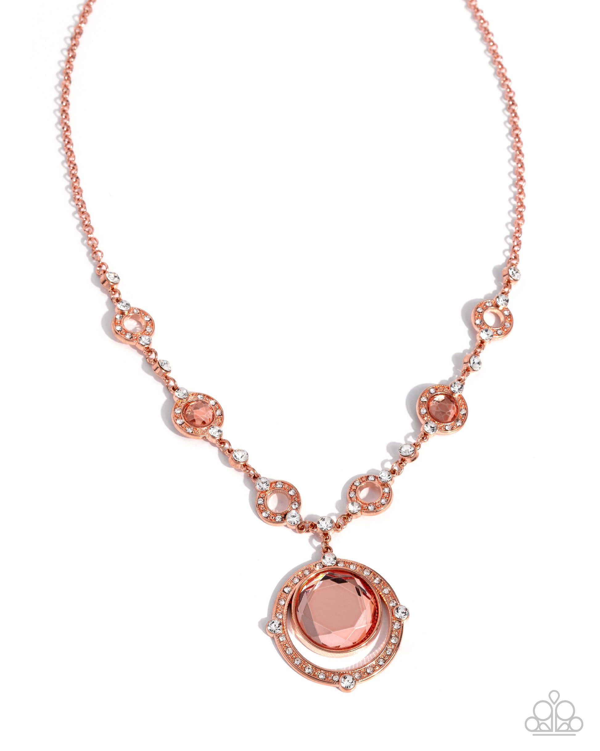 Tailored Color - copper - Paparazzi necklace
