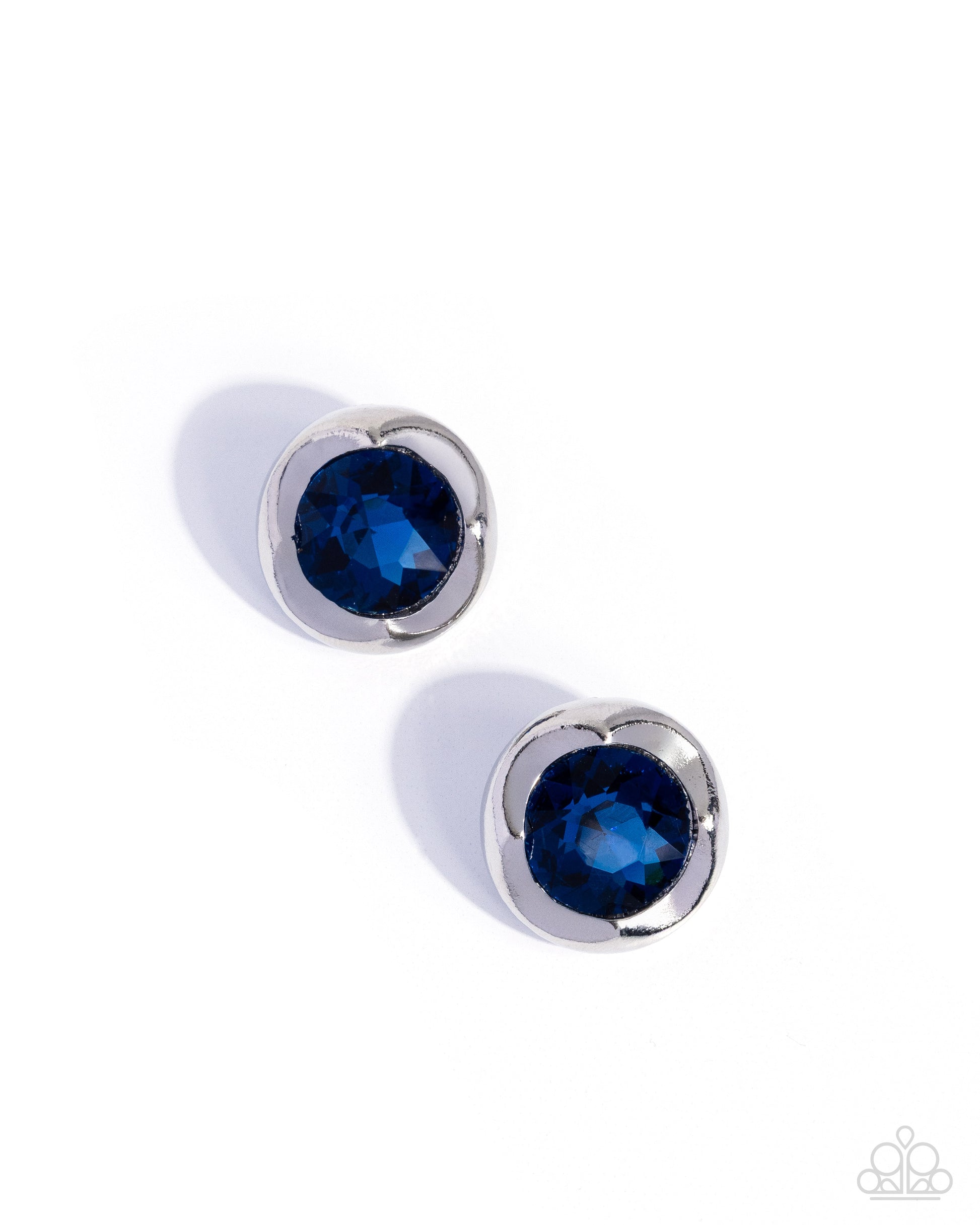 Tailored Tapestry - blue - Paparazzi earrings