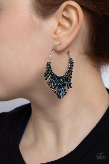 Tailored Tassel - multi - Paparazzi earrings