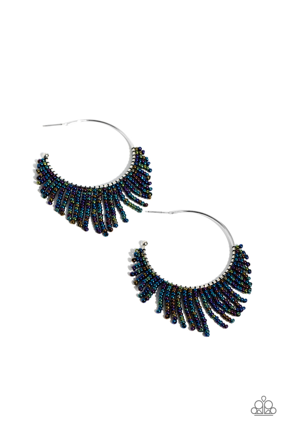 Tailored Tassel - multi - Paparazzi earrings