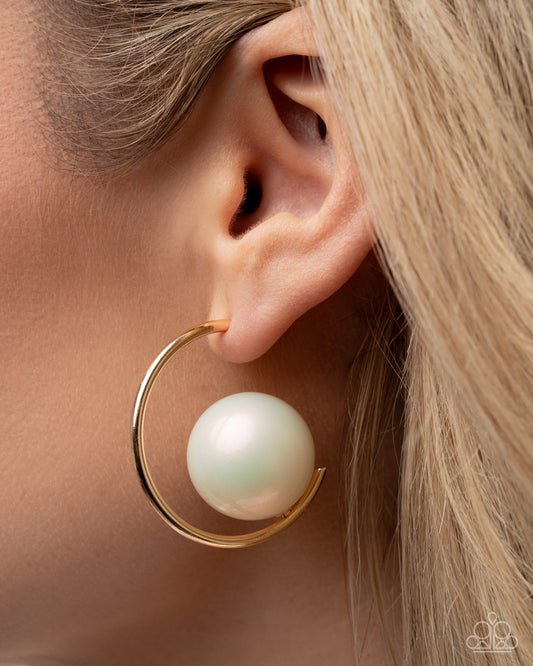 Tailored Taste - gold - Paparazzi earrings