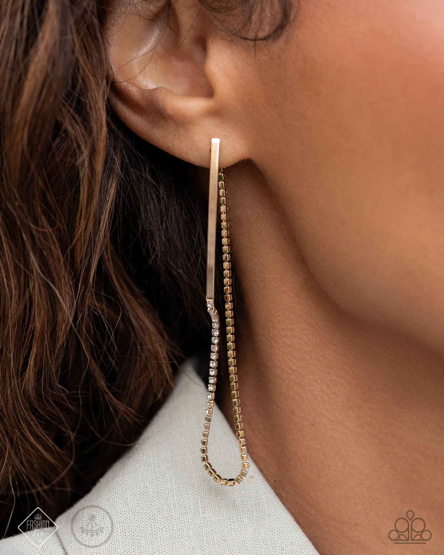 Tailored Trade - gold - Paparazzi earrings