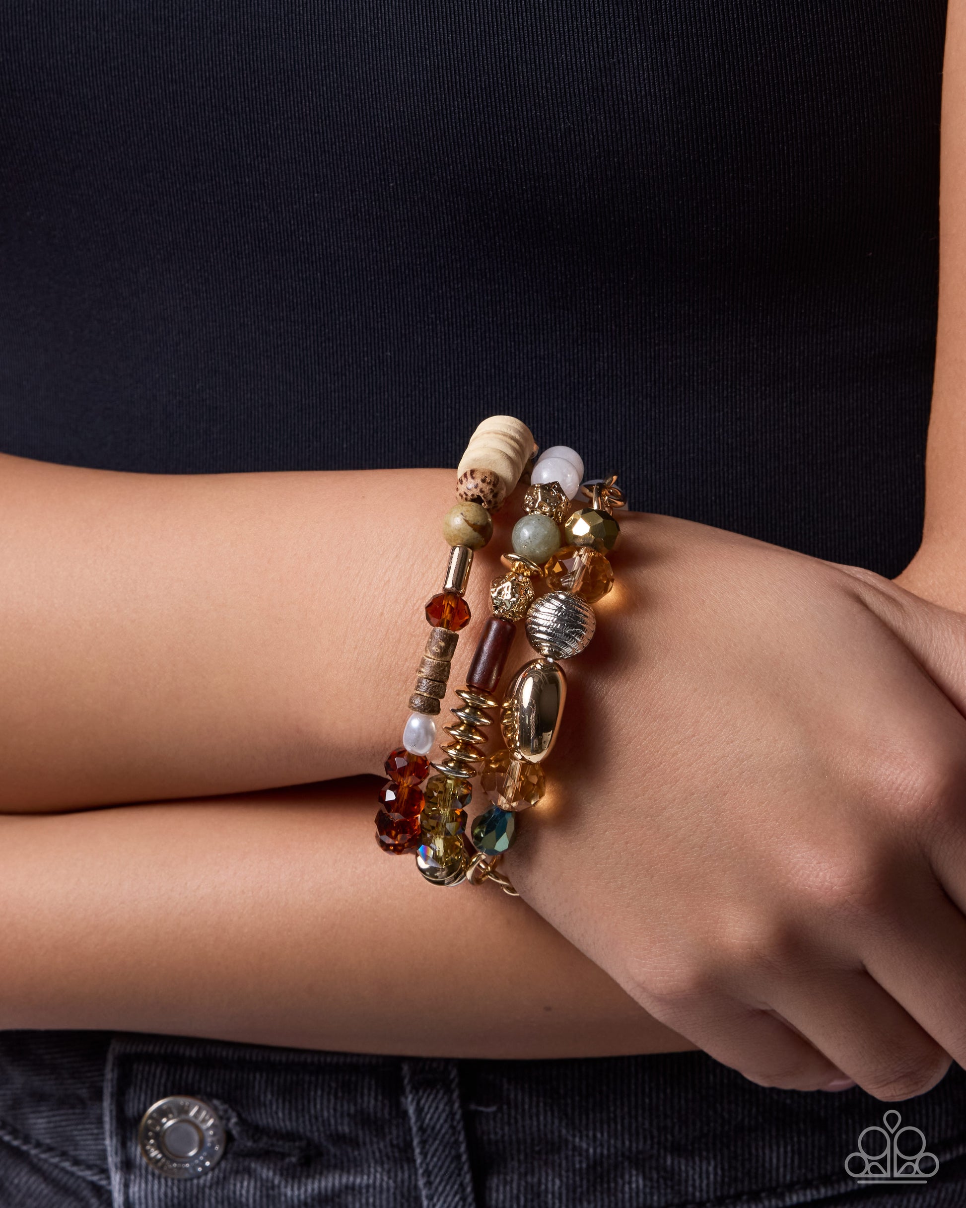 Tame Texture - brown - Paparazzi bracelet