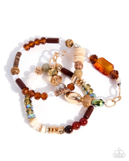 Tame Texture - brown - Paparazzi bracelet