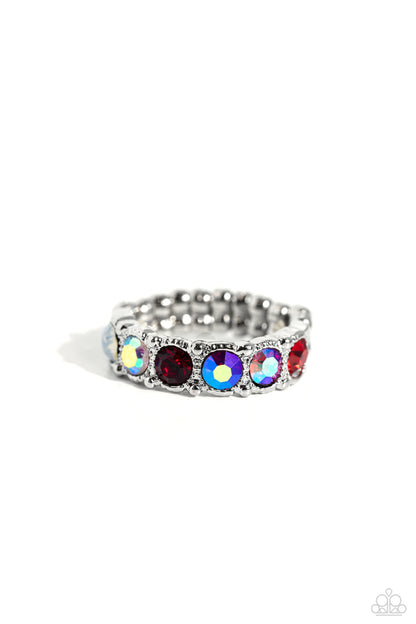 Taming Twilight - red - Paparazzi ring