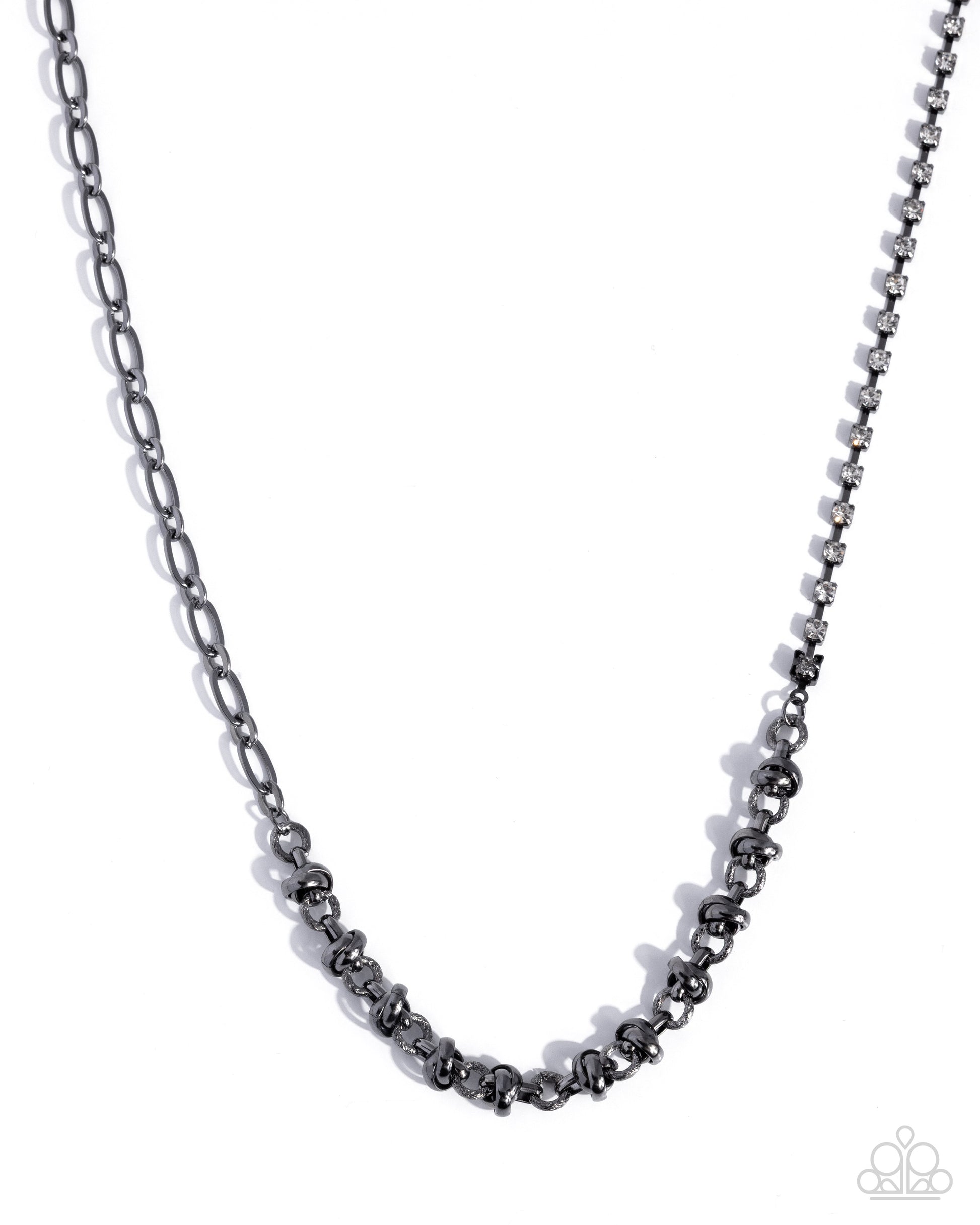 Tangled Theme - black - Paparazzi necklace