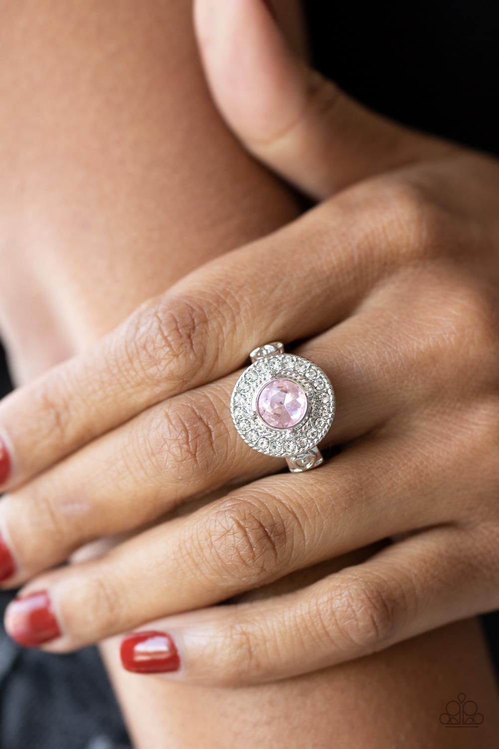 Targeted Timelessness - pink - Paparazzi ring