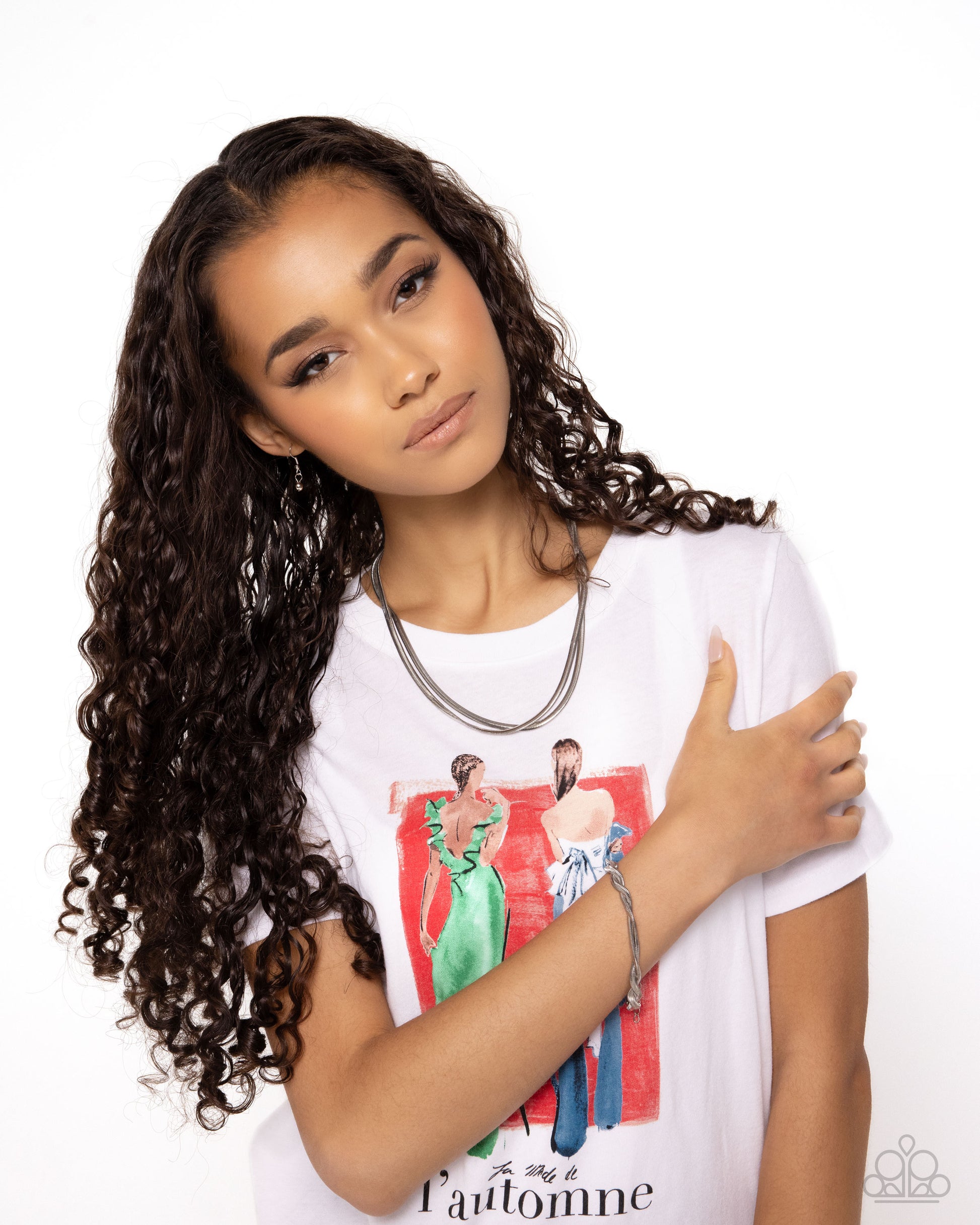 Tasteful Time - silver - Paparazzi necklace