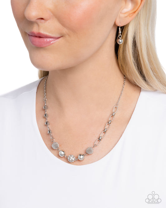 Taunting Twinkle - white - Paparazzi necklace
