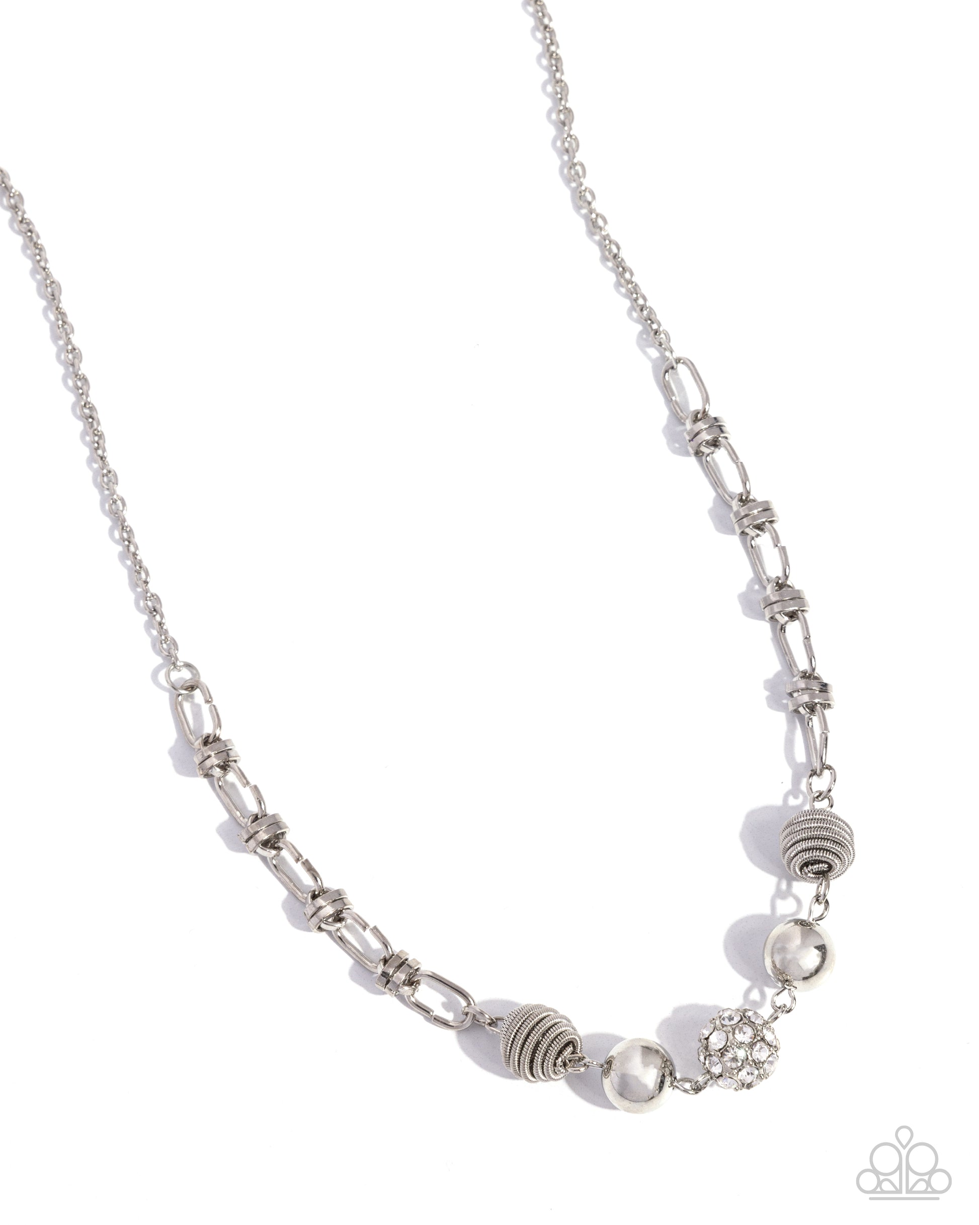 Taunting Twinkle - white - Paparazzi necklace