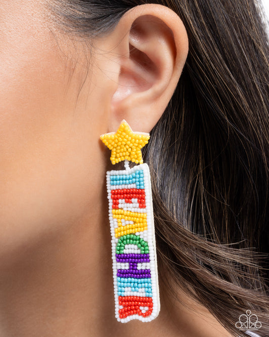 Teacher in Training - multi - Paparazzi earrings