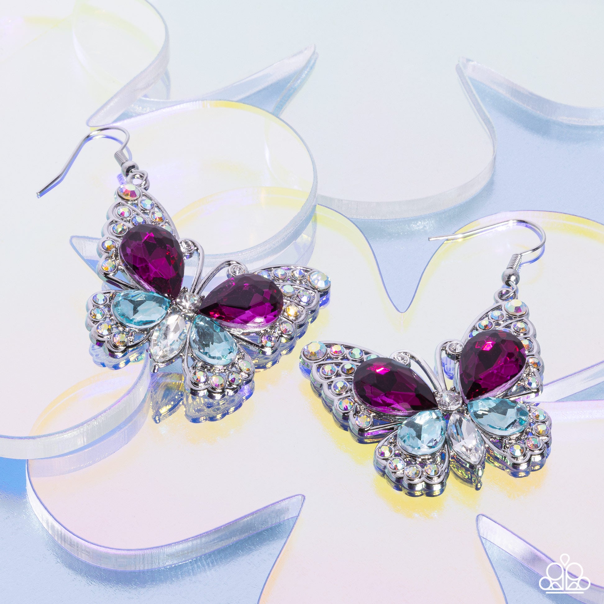 Teardrop Takeoff - multi - Paparazzi earrings