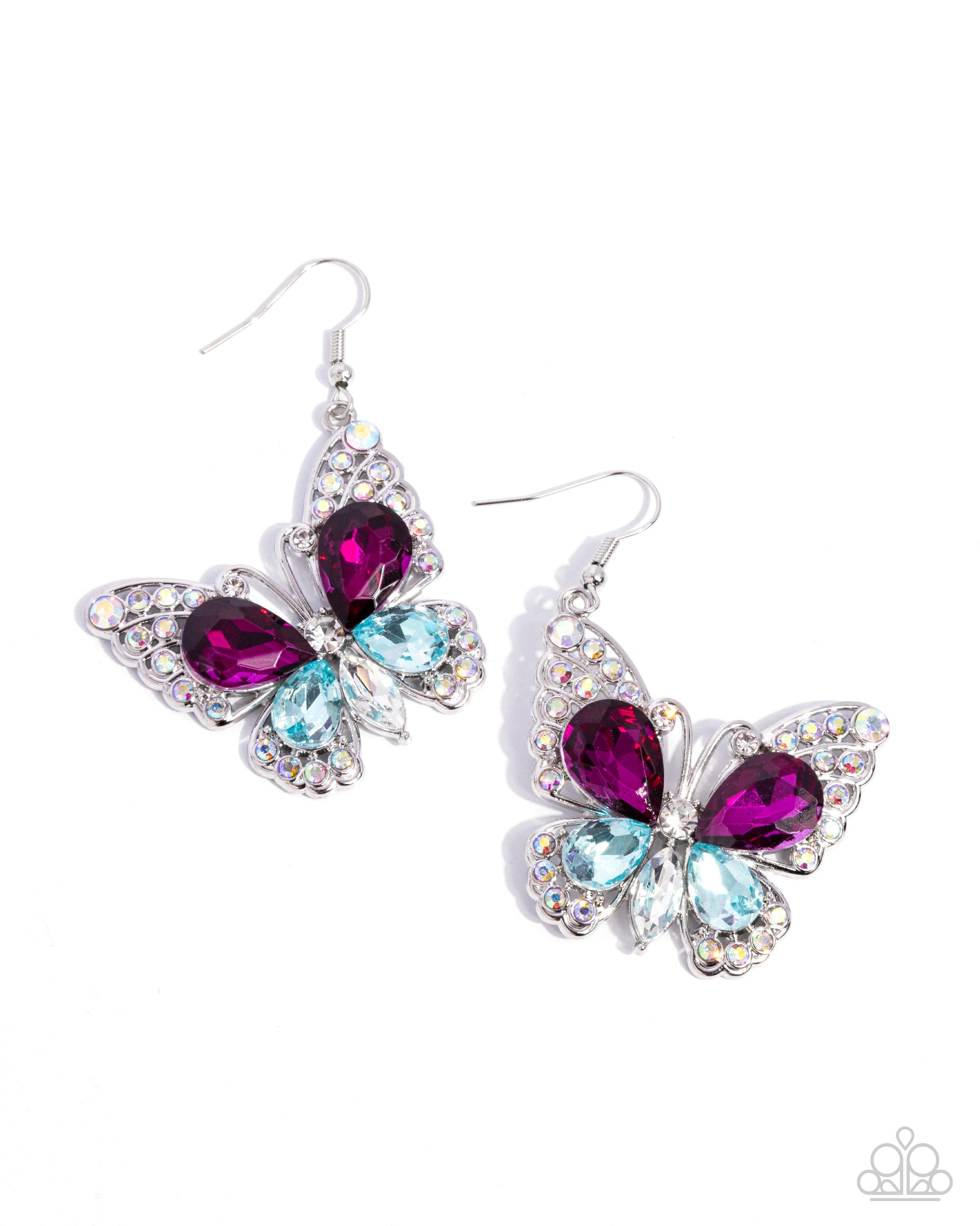 Teardrop Takeoff - multi - Paparazzi earrings