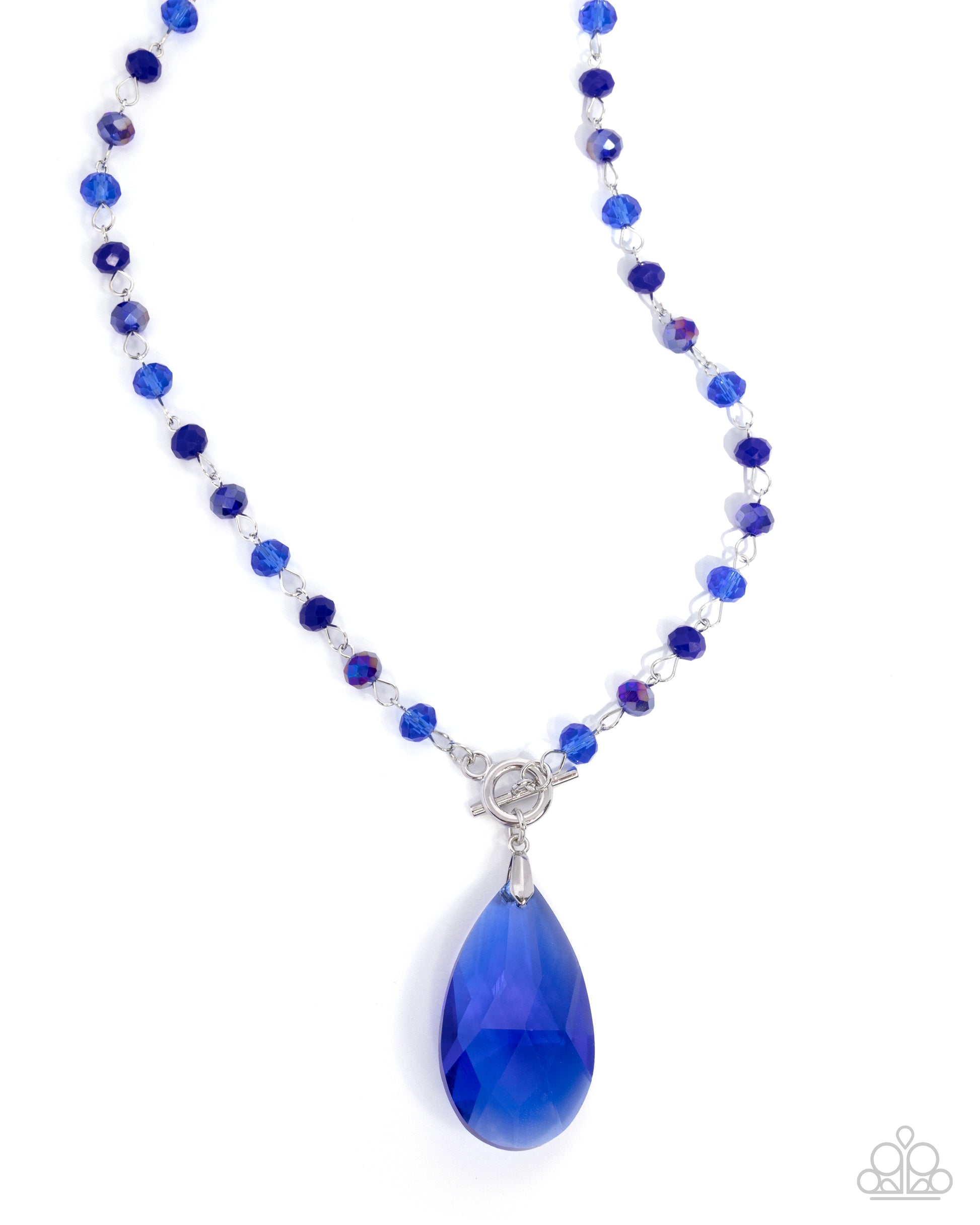 Teardrop Tale - blue - Paparazzi necklace