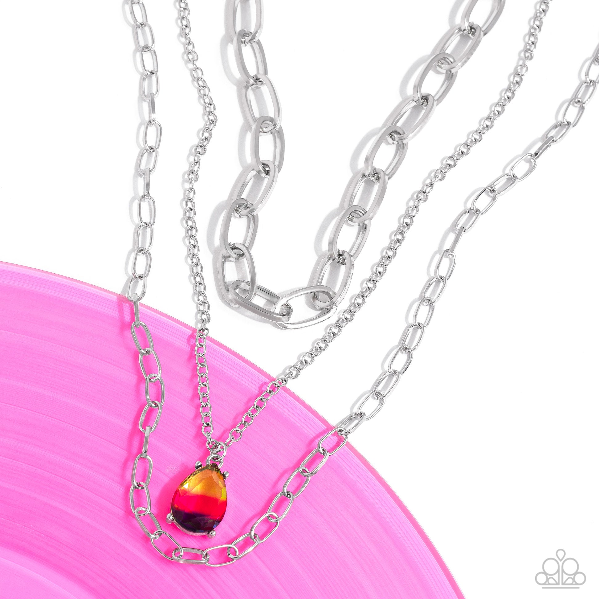 Teardrop Tiers - multi - Paparazzi necklace