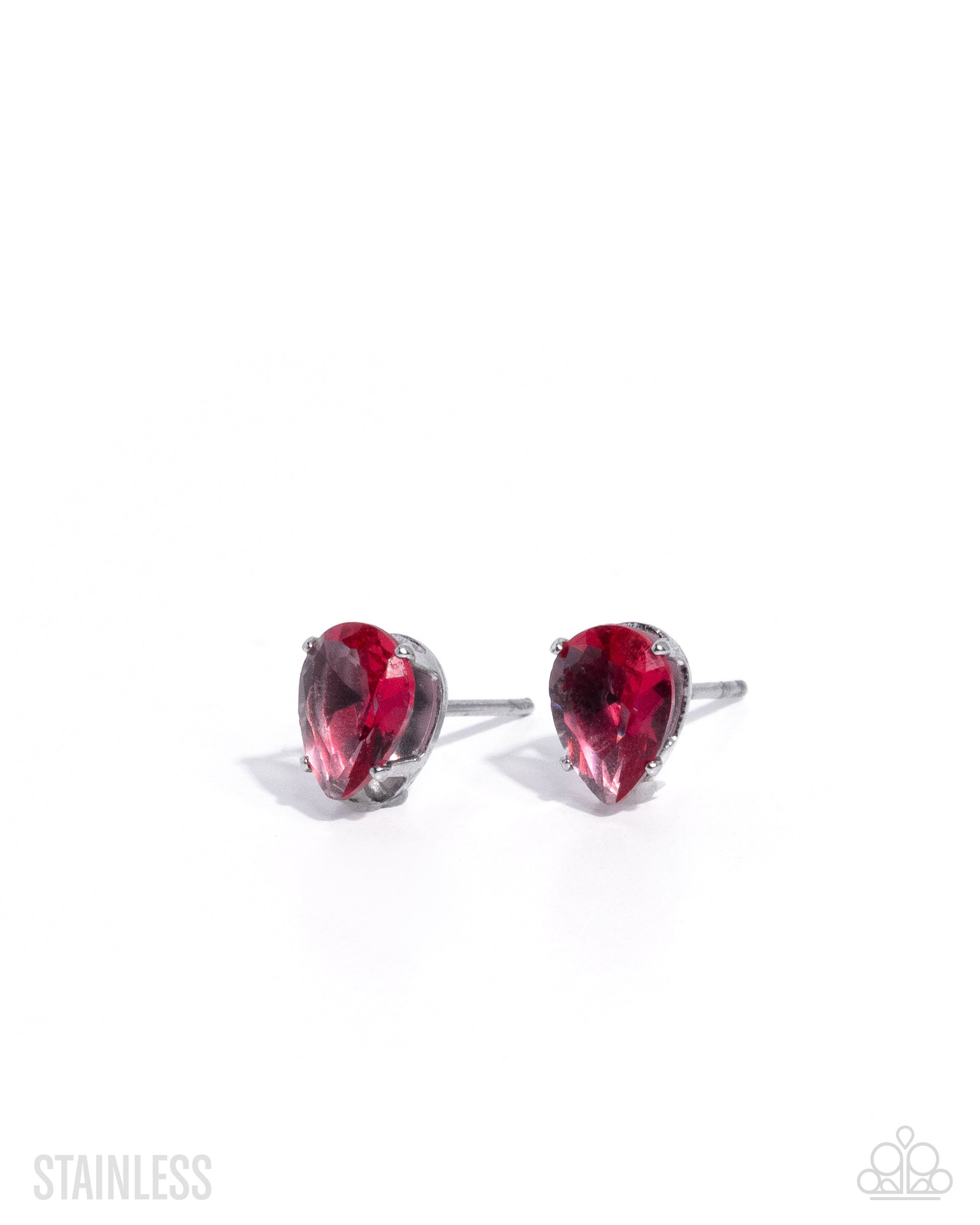 Teardrop Transit - pink - Paparazzi earrings