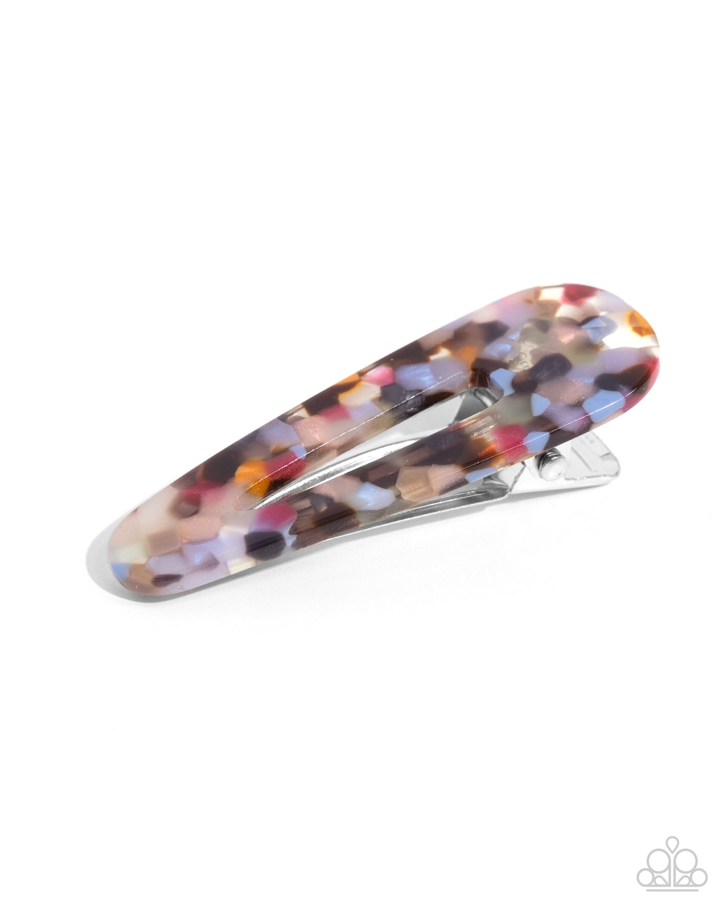 ​Teasingly Terrazzo - brown - Paparazzi hair clip