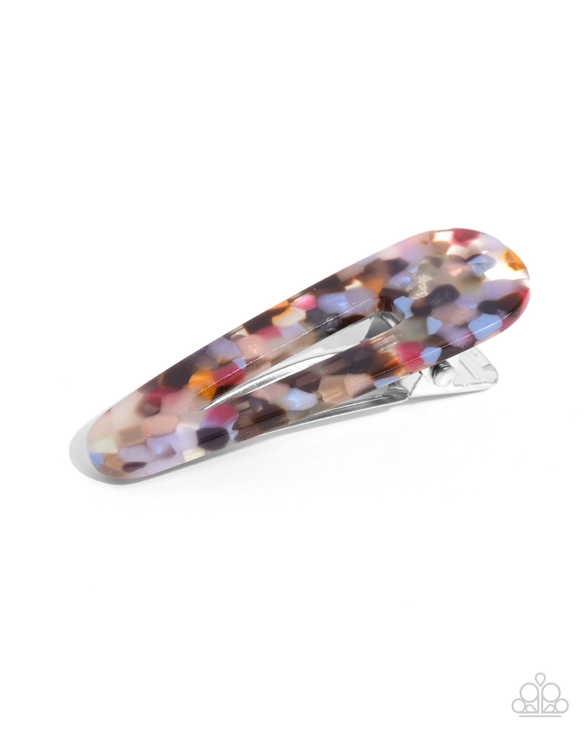 ​Teasingly Terrazzo - brown - Paparazzi hair clip
