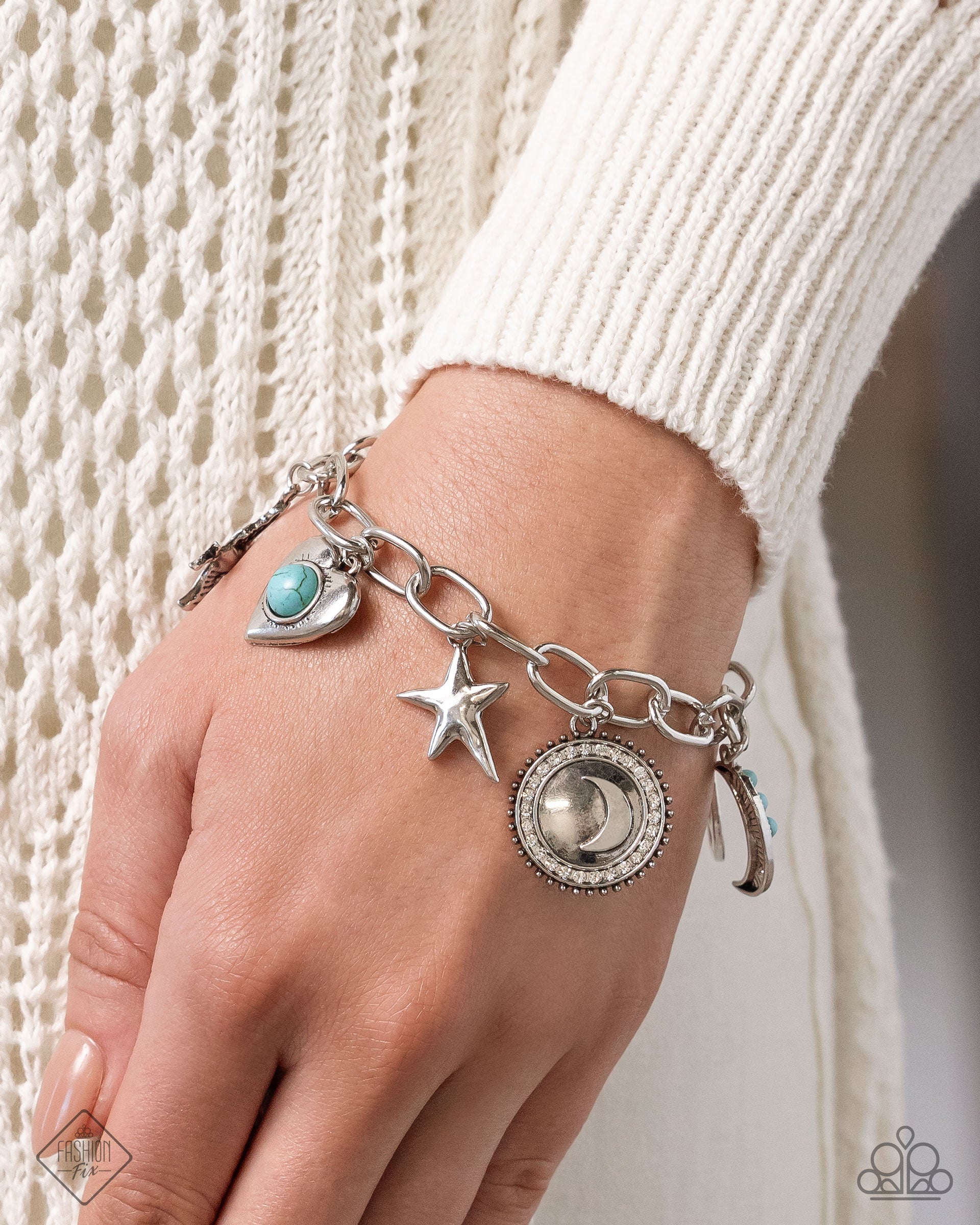 Techinical Token - blue - Paparazzi bracelet