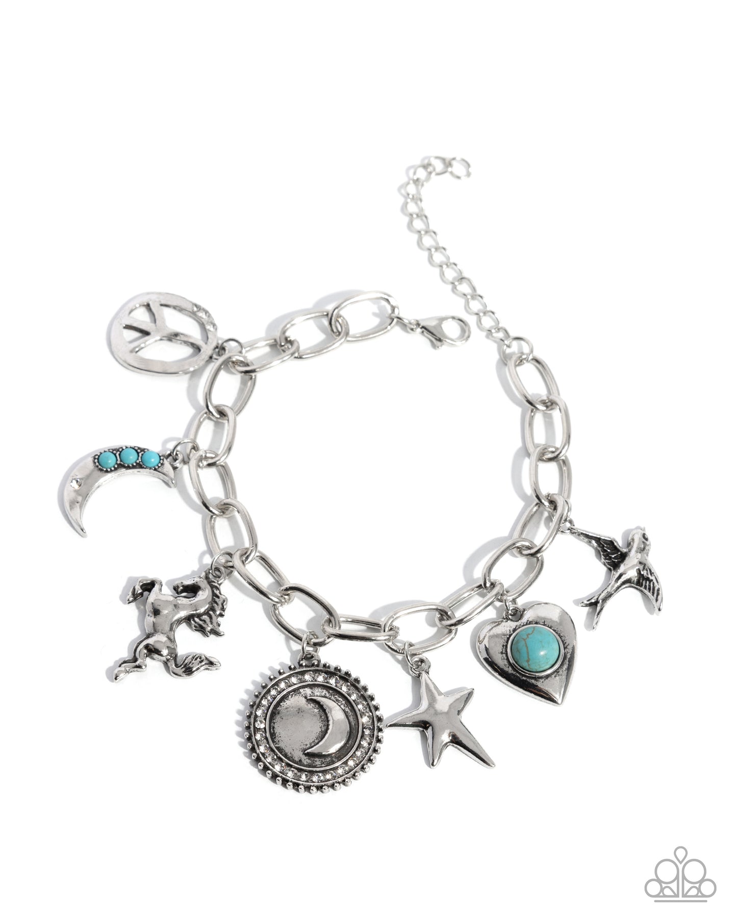Technical Token - blue - Paparazzi bracelet