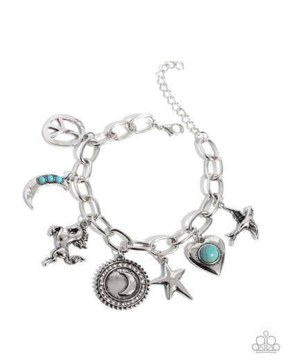 Technical Token - blue - Paparazzi bracelet