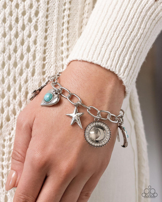 Technical Token - blue - Paparazzi bracelet