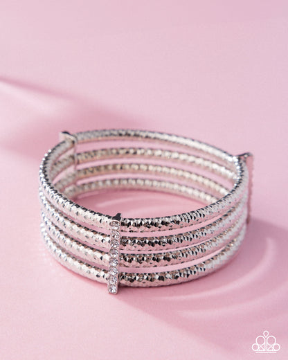 Teeming with Taste - white - Paparazzi bracelet