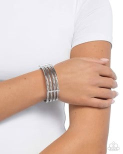 Teeming with Taste - white - Paparazzi bracelet