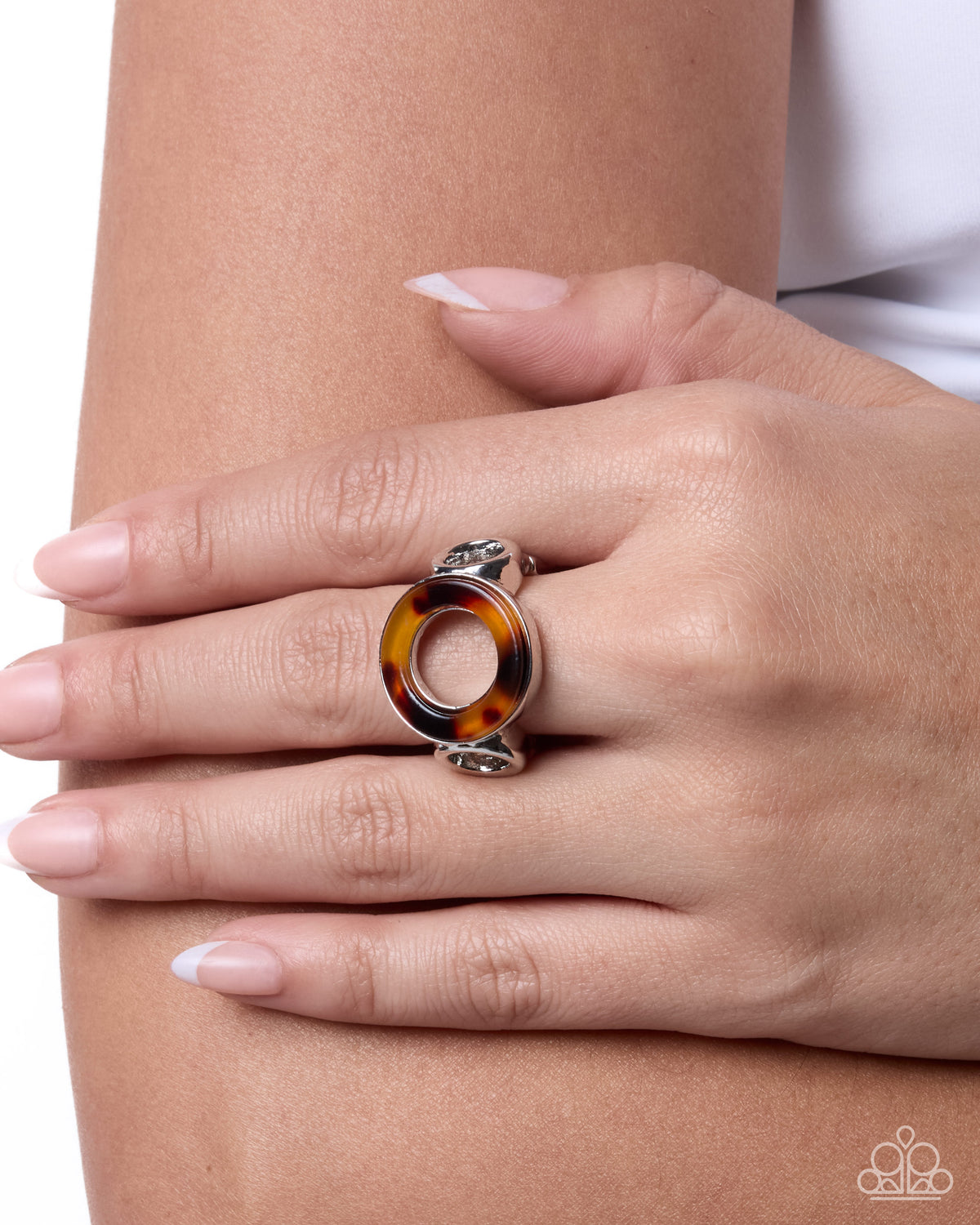Telltale Tortoiseshell - brown - Paparazzi ring