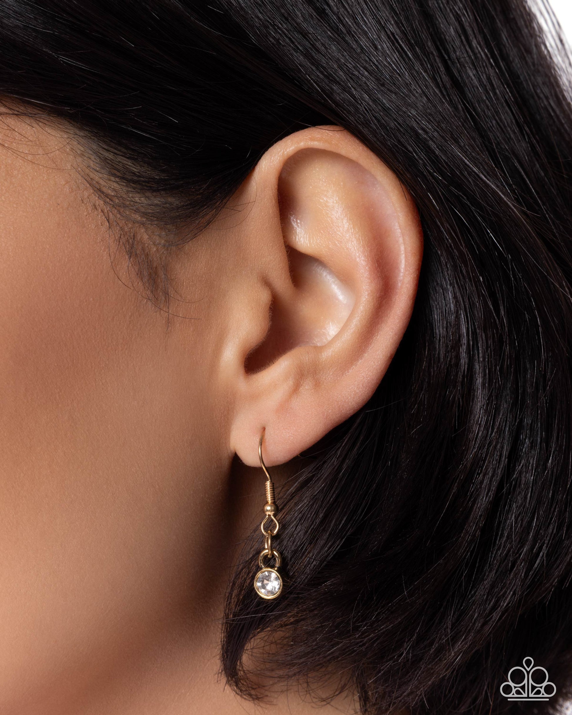 Tenacious Tiger - gold - Paparazzi LANYARD necklace