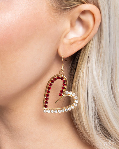 Tender Tendency - gold - Paparazzi earrings