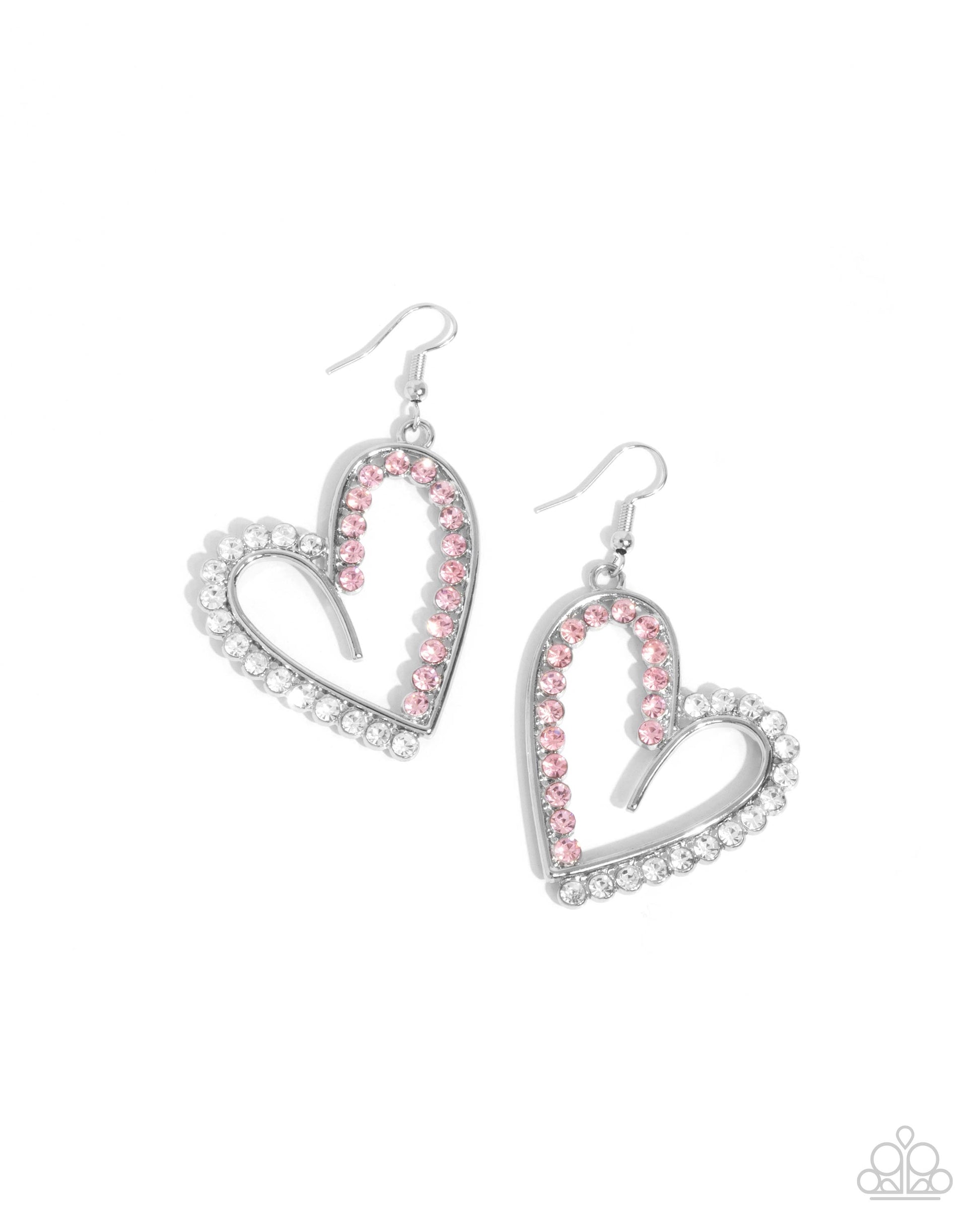 Tender Tendency - pink - Paparazzi earrings