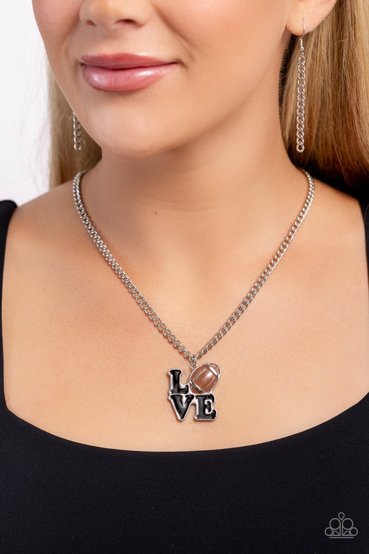 Tender Touchdown - brown - Paparazzi necklace