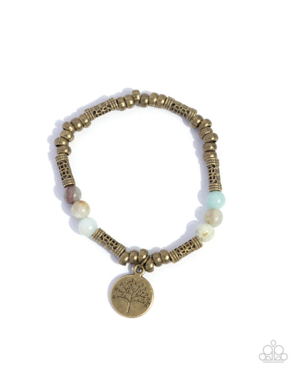 Tender Tree - brass - Paparazzi bracelet