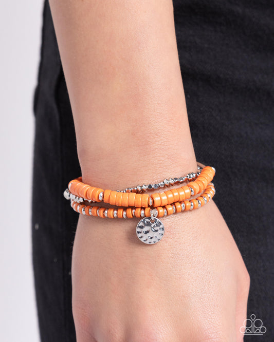 Terraform Trendsetter - orange - Paparazzi bracelet