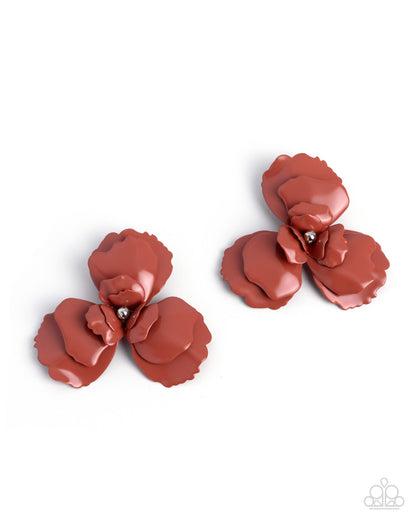 Textured Tango - pink - Paparazzi earrings