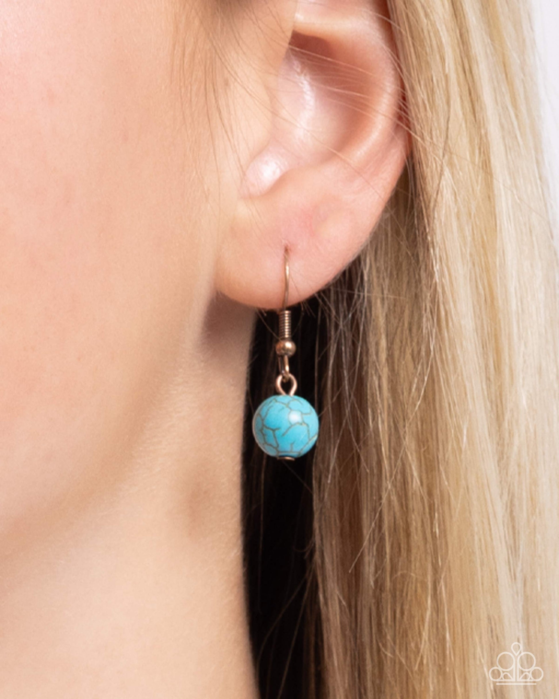 Textured Tourist - copper - Paparazzi necklace