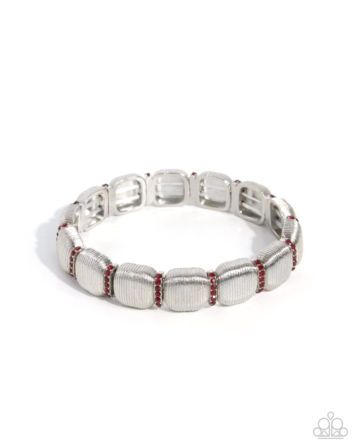 Textured Trials - red - Paparazzi bracelet