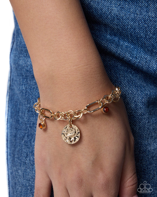 Textured Trust - brown - Paparazzi bracelet
