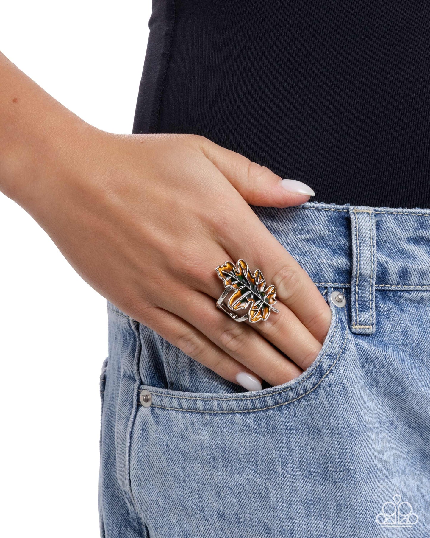 Thankful Treasure - green - Paparazzi ring