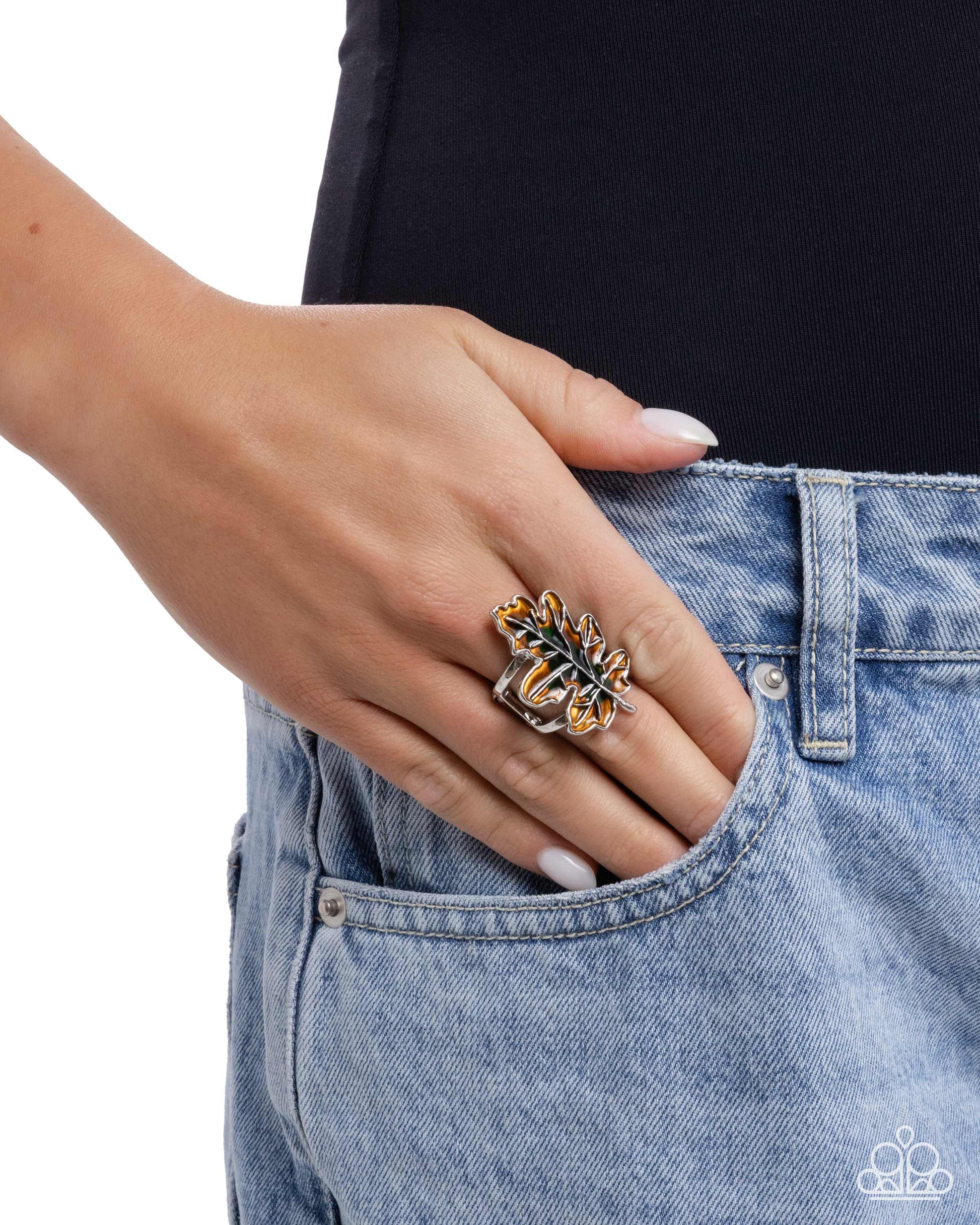 Thankful Treasure - green - Paparazzi ring