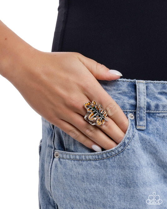 Thankful Treasure - green - Paparazzi ring