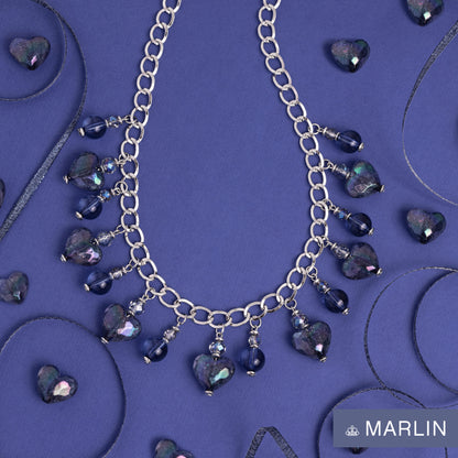 The Best HEART - blue - Paparazzi necklace