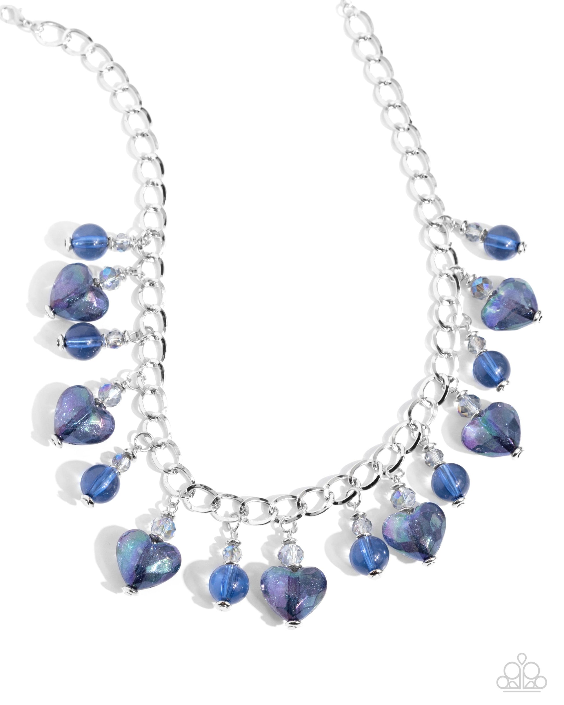 The Best HEART - blue - Paparazzi necklace