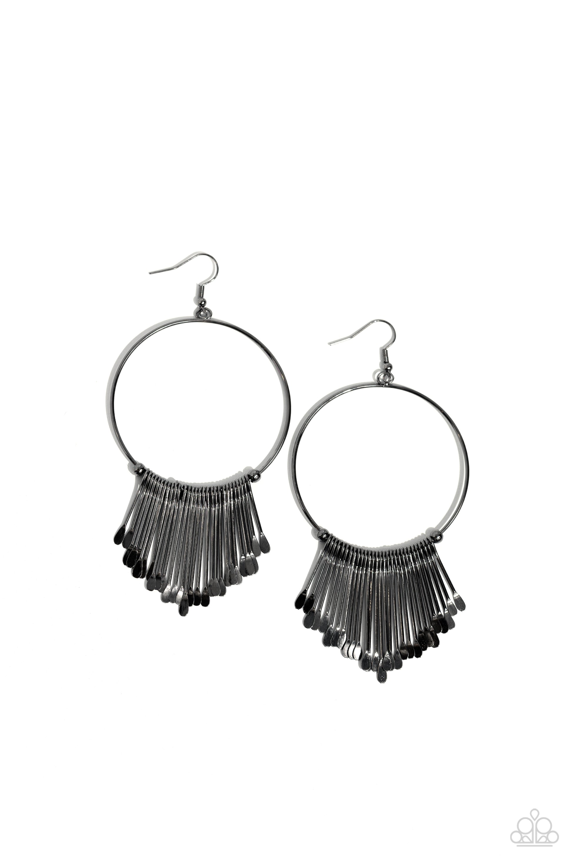 The Little Dipper - black - Paparazzi earrings – JewelryBlingThing