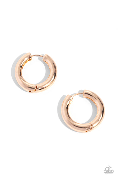 The New Classic - gold - Paparazzi earrings